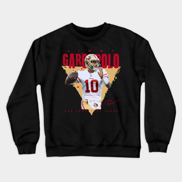 Jimmy Garoppolo Crewneck Sweatshirt by Juantamad